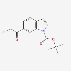 tert-Butyl 6-(2-chloroacetyl)-1H-indole-1-carboxylate
