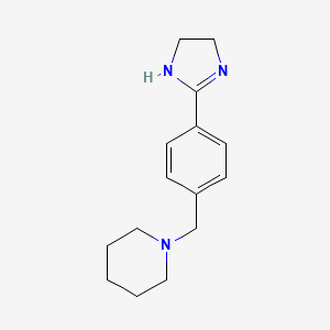 1-[4-(4,5-Dihydro-1H-imidazol-2-yl)benzyl]piperidine