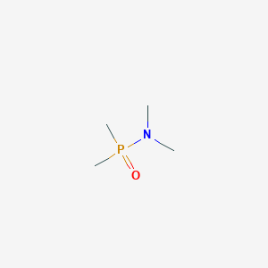 molecular formula C4H12NOP B14654725 N,N,p,p-Tetramethylphosphinic amide CAS No. 50663-05-3