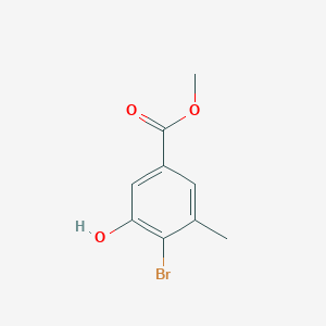 molecular formula C9H9BrO3 B1465483 Methyl 4-bromo-3-hydroxy-5-methylbenzoate CAS No. 94742-91-3