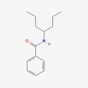 molecular formula C14H21NO B14654906 N-heptan-4-ylbenzamide CAS No. 40754-97-0