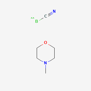 molecular formula C6H11BN2O B14655010 Boron, (cyano-C)dihydro(4-methylmorpholine)-N(sup 4)-, (T-4)- CAS No. 51329-60-3