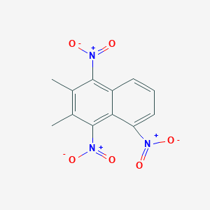 molecular formula C12H9N3O6 B14655049 2,3-Dimethyl-1,4,5-trinitronaphthalene CAS No. 50558-69-5