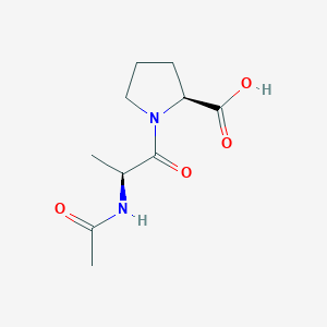 molecular formula C10H16N2O4 B14655079 N-Acetyl-L-alanyl-L-proline CAS No. 41036-60-6