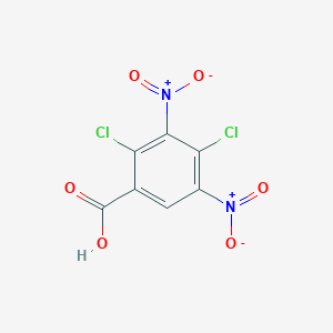 molecular formula C7H2Cl2N2O6 B146551 2,4-Dichloro-3,5-dinitrobenzoic acid CAS No. 52729-03-0