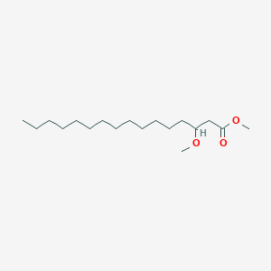 molecular formula C18H36O3 B14655115 Methyl 3-methoxyhexadecanoate CAS No. 51883-38-6