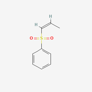 molecular formula C9H10O2S B14655131 Benzene, (1-propenylsulfonyl)-, (Z)- CAS No. 40410-87-5