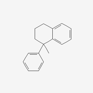 molecular formula C17H18 B14655177 Naphthalene, 1,2,3,4-tetrahydro-1-methyl-1-phenyl- CAS No. 52376-43-9