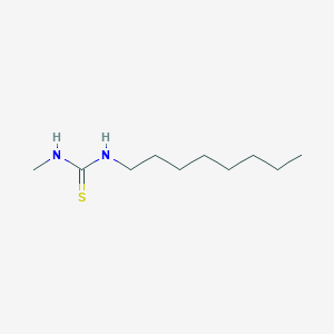 molecular formula C10H22N2S B14655283 N-Methyl-N'-octylthiourea CAS No. 51793-62-5