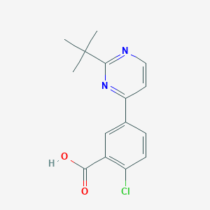 5-[2-(tert-Butyl)-4-pyrimidinyl]-2-chlorobenzoic acid