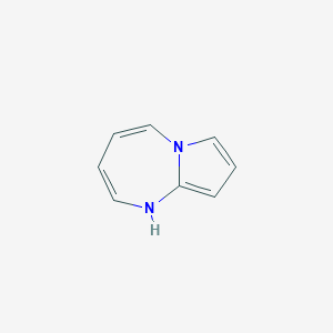 molecular formula C8H8N2 B14655300 1H-Pyrrolo[1,2-A][1,3]diazepine CAS No. 42424-05-5