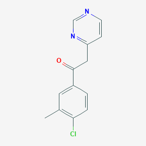 1-(4-Chloro-3-methylphenyl)-2-(4-pyrimidinyl)-1-ethanone