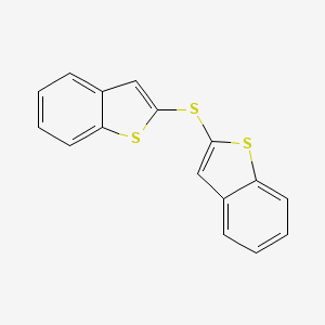 molecular formula C16H10S3 B14655348 Benzothienyl sulfide CAS No. 42248-28-2