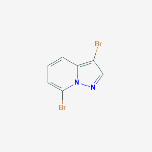 molecular formula C7H4Br2N2 B1465535 3,7-Dibromopyrazolo[1,5-a]pyridine CAS No. 1353504-05-8