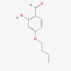 molecular formula C11H14O3 B14655359 4-Butoxy-2-hydroxybenzaldehyde CAS No. 52085-13-9