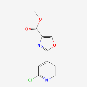 Methyl 2-(2-chloro-4-pyridinyl)-1,3-oxazole-4-carboxylate