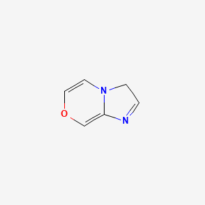 molecular formula C6H6N2O B14655411 3H-Imidazo[2,1-c][1,4]oxazine CAS No. 43031-31-8