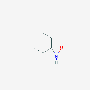 molecular formula C5H11NO B14655417 3,3-Diethyloxaziridine CAS No. 50673-00-2