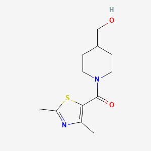 [1-(2,4-Dimethyl-1,3-thiazole-5-carbonyl)piperidin-4-yl]methanol