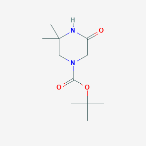tert-Butyl 3,3-dimethyl-5-oxo-1-piperazinecarboxylate