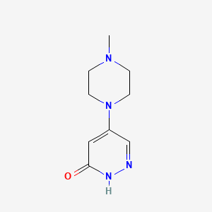 5-(4-methylpiperazino)-3(2H)-pyridazinone