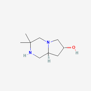 (7R,8aS)-3,3-dimethyloctahydropyrrolo[1,2-a]pyrazin-7-ol