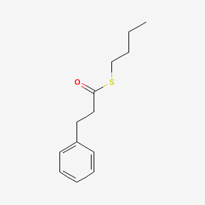 molecular formula C13H18OS B14655733 S-butyl 3-phenylpropanethioate CAS No. 53573-32-3