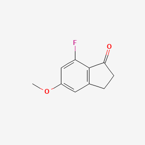7-fluoro-5-methoxy-2,3-dihydro-1H-inden-1-one