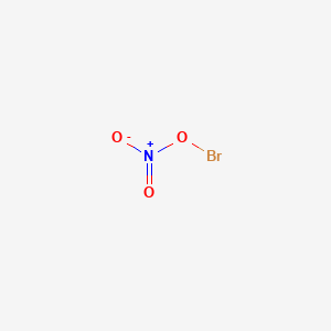 molecular formula BrNO3 B14655920 Bromine nitrate CAS No. 40423-14-1