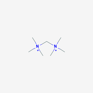 molecular formula C7H20N2+2 B14655945 N,N,N,N',N',N'-Hexamethylmethanebis(aminium) CAS No. 44820-68-0