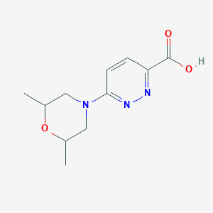 6-(2,6-Dimethylmorpholino)pyridazine-3-carboxylic acid