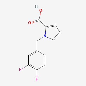1-[(3,4-difluorophenyl)methyl]-1H-pyrrole-2-carboxylic acid