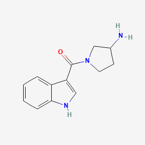 1-(1H-indole-3-carbonyl)pyrrolidin-3-amine