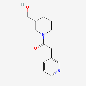 1-[3-(Hydroxymethyl)piperidin-1-yl]-2-(pyridin-3-yl)ethan-1-one