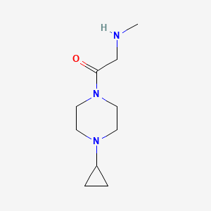 1-(4-Cyclopropylpiperazin-1-yl)-2-(methylamino)ethan-1-one