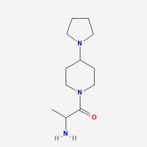 2-Amino-1-[4-(pyrrolidin-1-yl)piperidin-1-yl]propan-1-one