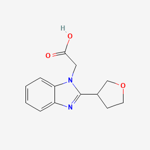 2-[2-(oxolan-3-yl)-1H-1,3-benzodiazol-1-yl]acetic acid
