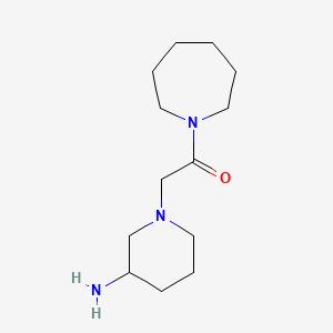 2-(3-Aminopiperidin-1-yl)-1-(azepan-1-yl)ethan-1-one