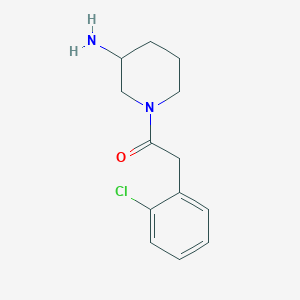 1-(3-Aminopiperidin-1-yl)-2-(2-chlorophenyl)ethan-1-one