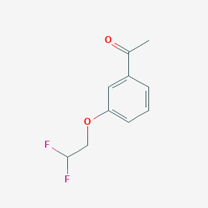 molecular formula C10H10F2O2 B1465639 3-(2,2-Difluoroethoxy)acetophenone CAS No. 1184580-41-3