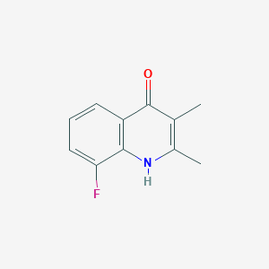 molecular formula C11H10FNO B1465670 8-Fluoro-2,3-dimethylquinolin-4-ol CAS No. 1178204-81-3