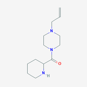 molecular formula C13H23N3O B1465679 (4-Allylpiperazin-1-yl)(piperidin-2-yl)methanone CAS No. 1291245-94-7
