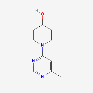molecular formula C10H15N3O B1465681 1-(6-Methylpyrimidin-4-yl)piperidin-4-ol CAS No. 1250092-88-6