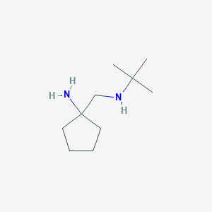 1-[(Tert-butylamino)methyl]cyclopentan-1-amine