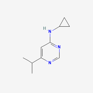 N-cyclopropyl-6-(propan-2-yl)pyrimidin-4-amine