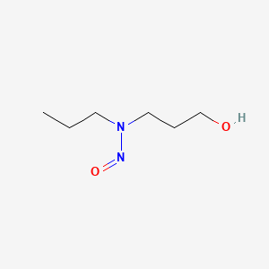 molecular formula C6H14N2O2 B14656975 Propyl-3-hydroxypropylnitrosamine CAS No. 40911-00-0