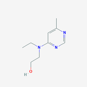 2-[Ethyl(6-methylpyrimidin-4-yl)amino]ethan-1-ol