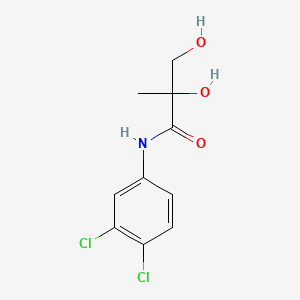 molecular formula C10H11Cl2NO3 B14657023 N-(3,4-Dichlorophenyl)-2,3-dihydroxy-2-methylpropanamide CAS No. 41362-84-9