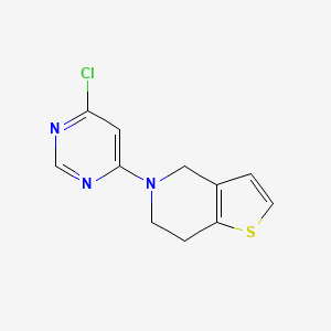 5-(6-Chloropyrimidin-4-yl)-4,5,6,7-tetrahydrothieno[3,2-c]pyridine