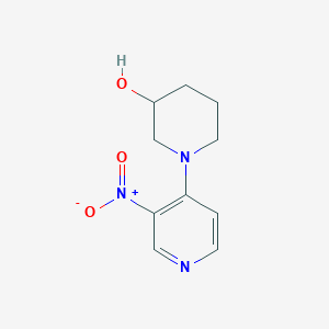 1-(3-Nitropyridin-4-yl)piperidin-3-ol